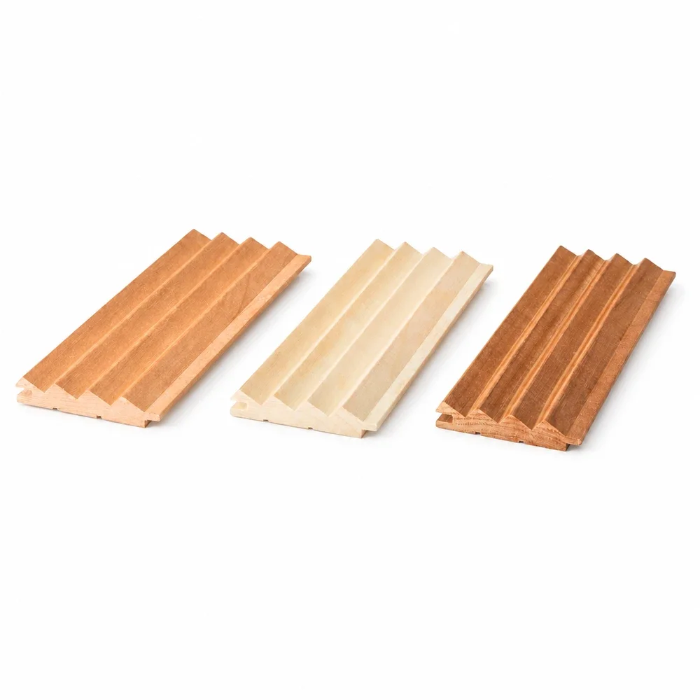 Sauna Profilholz Design Line Roof ASP 15x90 mm | MegaSauna