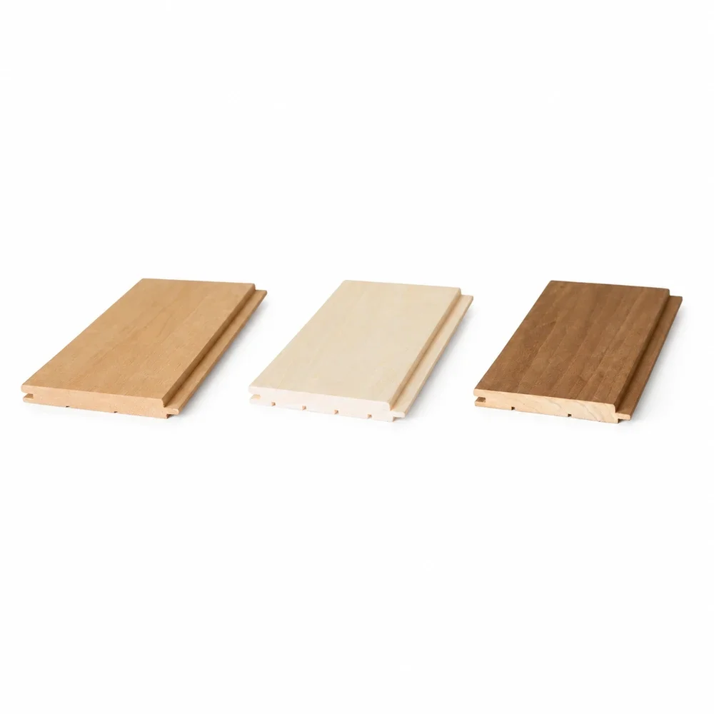 Sauna Profilholz Design Line Smooth 15x140 mm | MegaSauna
