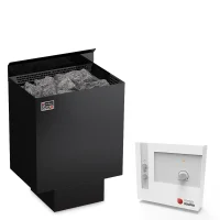 Saunaofen SAWO Nordex Black inkl. Steuerung finBASIC und...