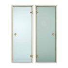 Saunatür Economy "Standard"  90cm 190cm Grün ohne Satinierung Pinie